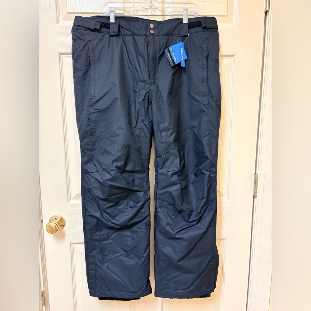 Columbia Men's Black Omni-Tech Rain pants XL NWT